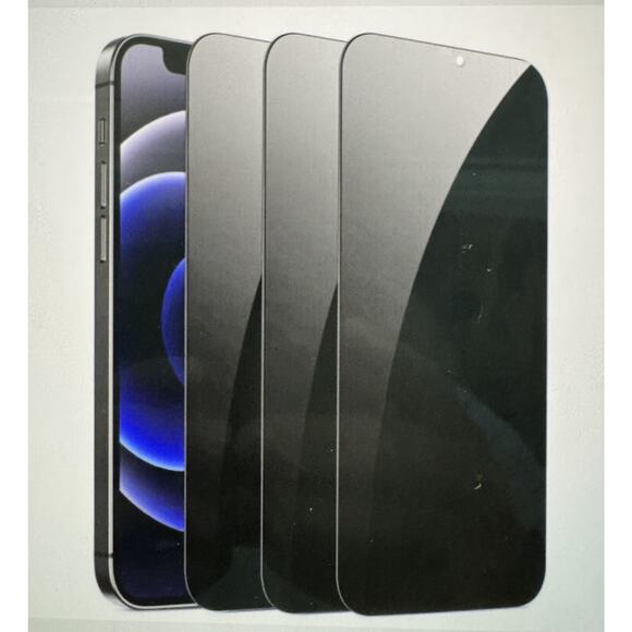 For iPhone 16 Pro 9h Tempered Glass Privacy Screen Protector - Picture 3 of 6